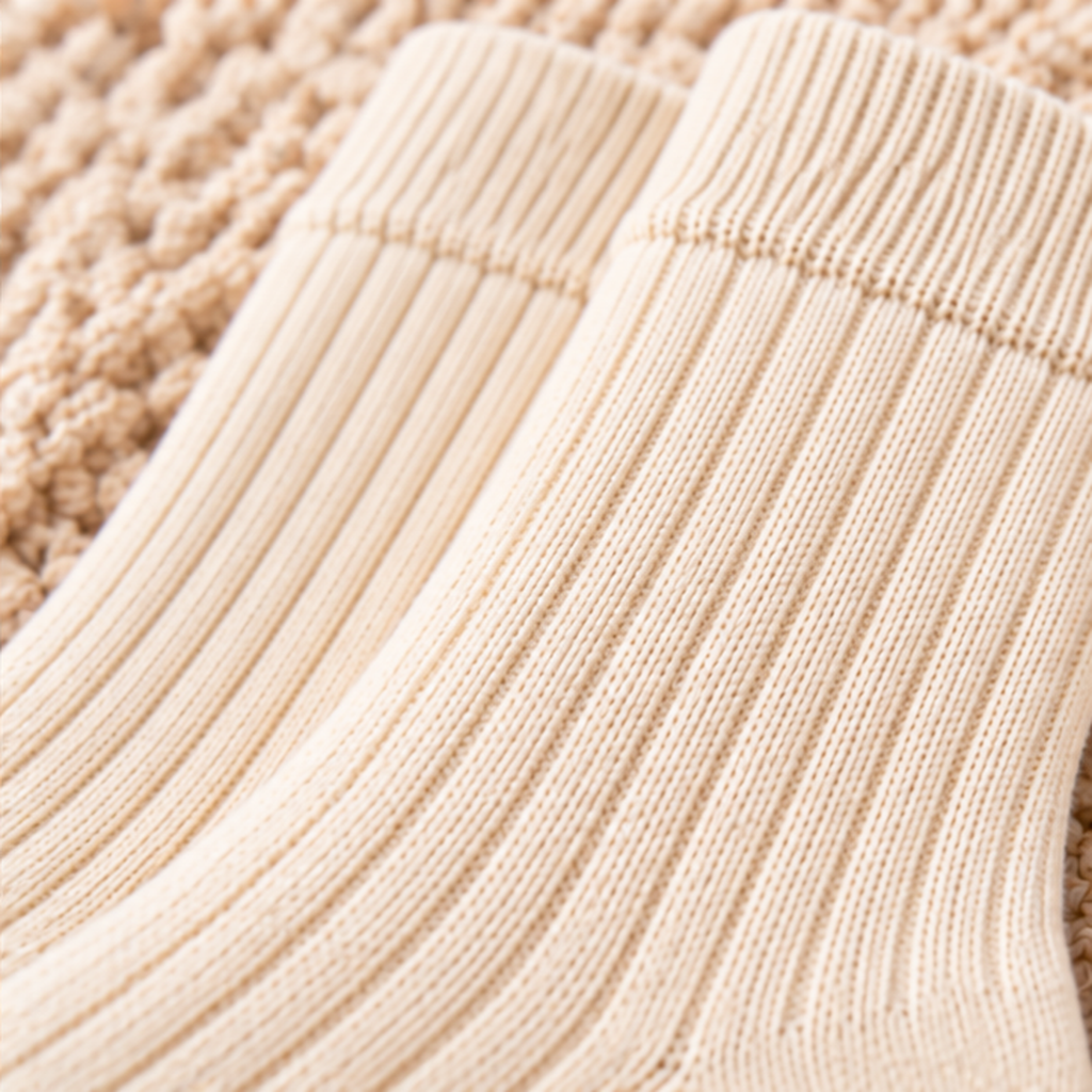 Minimalist Solid Crew Socks