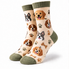 Playful Dog Crew Socks
