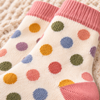 Polka Dot Crew Socks