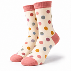 Polka Dot Crew Socks