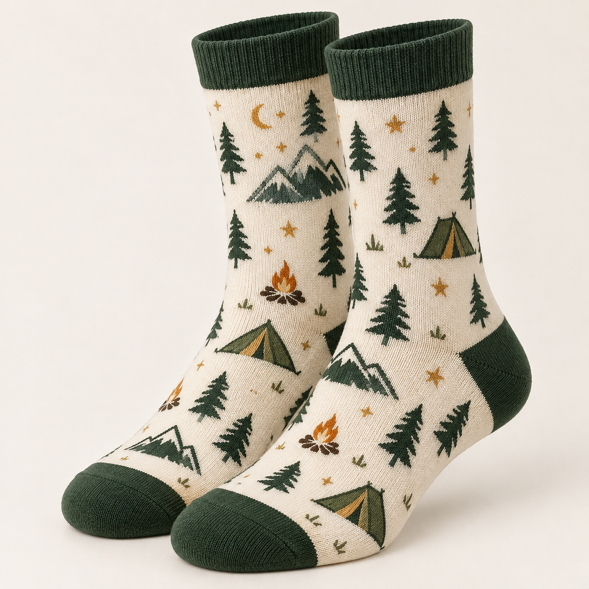 Camping Adventure Crew Socks