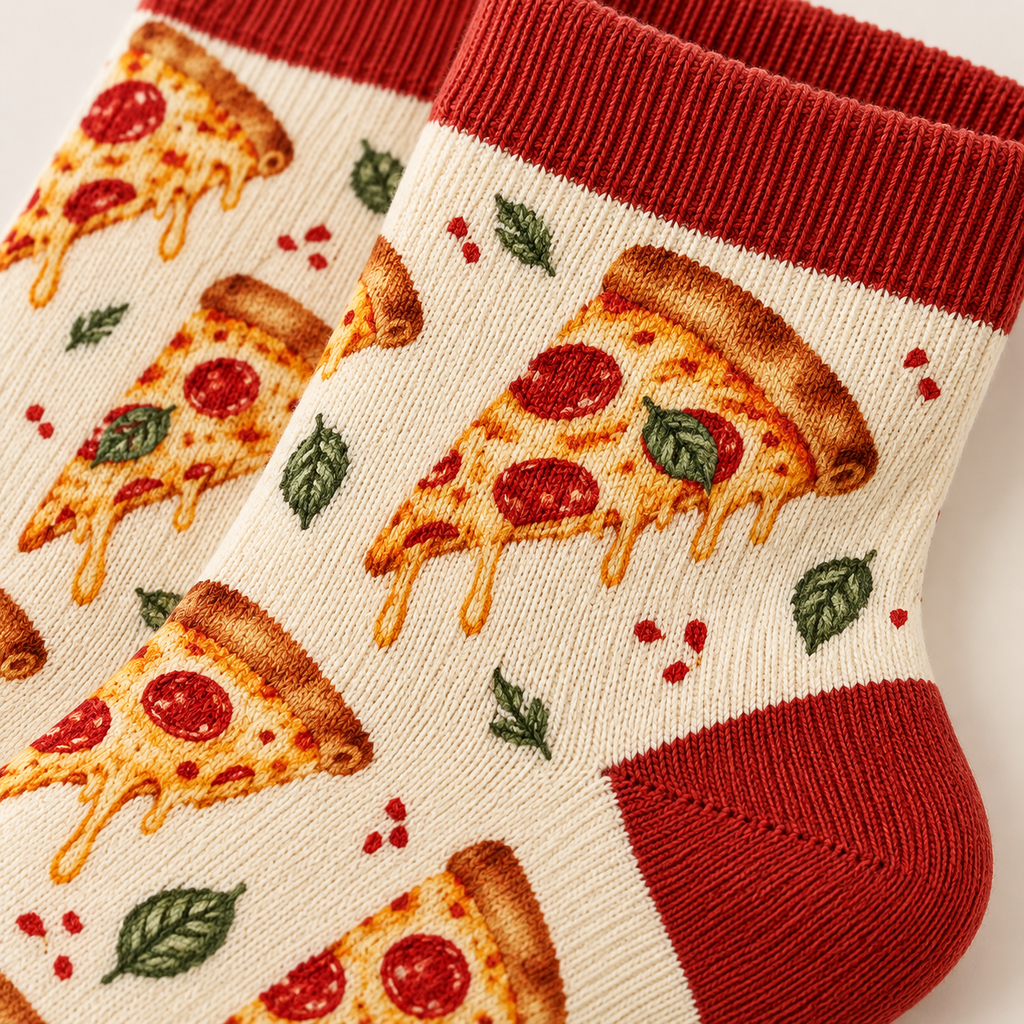 Pizza Party Crew Socks