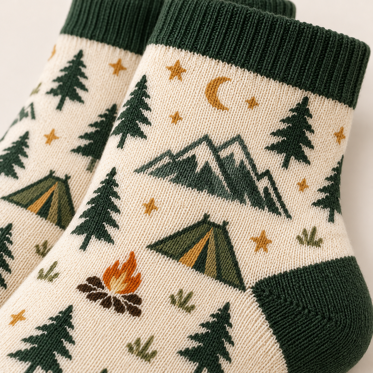 Camping Adventure Crew Socks